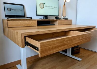 Table ordinateur en bois